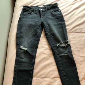 Dark wash Levi jeans